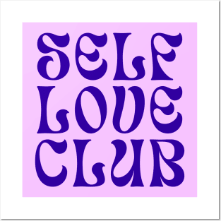 Self Love Club Typography Design IV Posters and Art